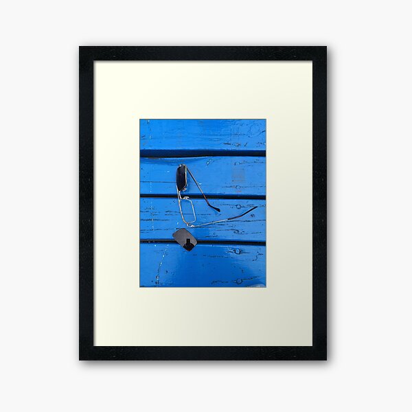 One blue eye Framed Art Print