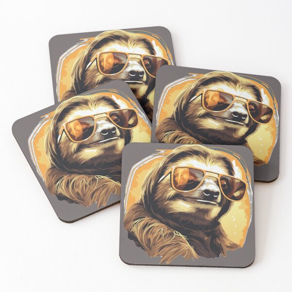 Item preview, Hipster Sloth designed and sold by Myra365Art.
