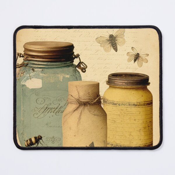 Item preview, Vintage Bee and Honey Jar designed and sold by Kathleen Douglas.