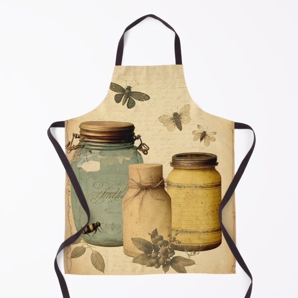 Item preview, Vintage Bee and Honey Jar designed and sold by Kathleen Douglas.