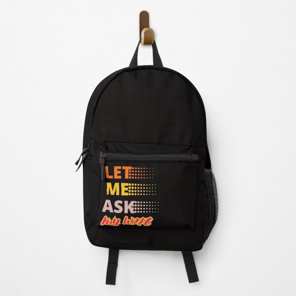 Item preview, LET ME ASK MY WIFE FUNNY GIFT FOR COUPLES designed and sold by Filmharmony.