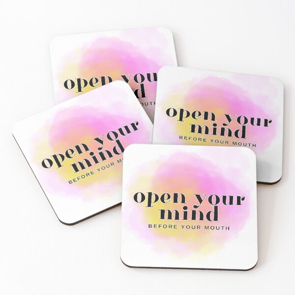 Item preview, Open your mind before your mouth colorful designed and sold by noneko04.