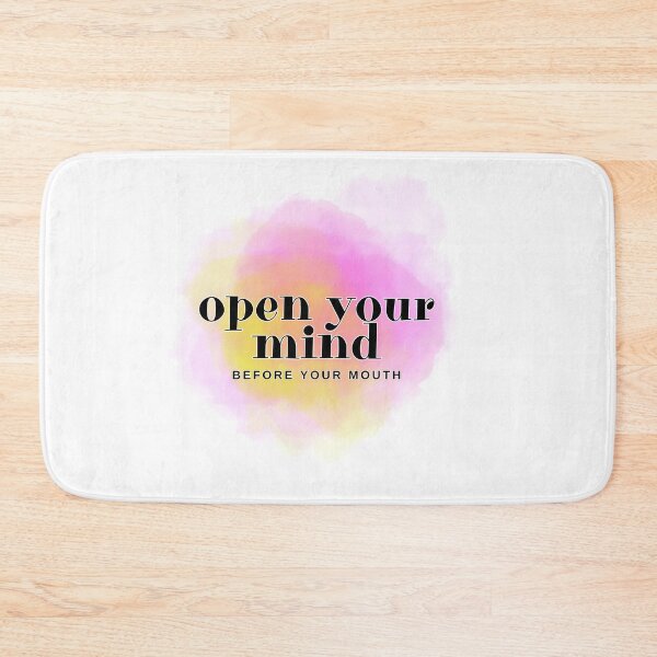 Item preview, Open your mind before your mouth colorful designed and sold by noneko04.