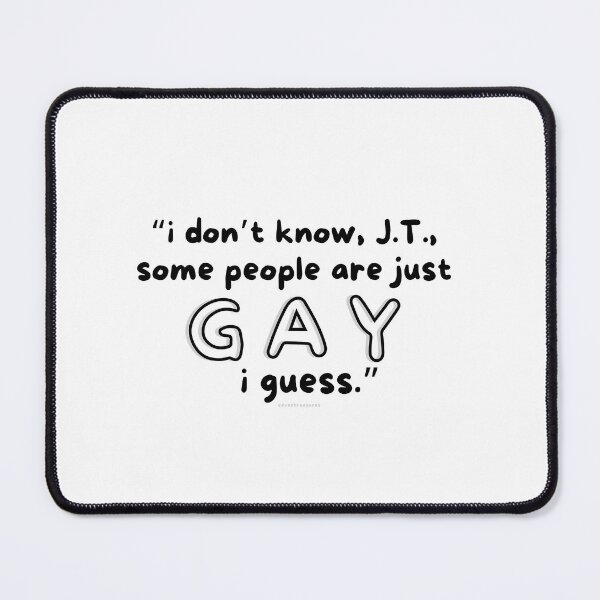 Item preview, Toby Isaacs Degrassi JT Gay Quote designed and sold by eeveepacini.