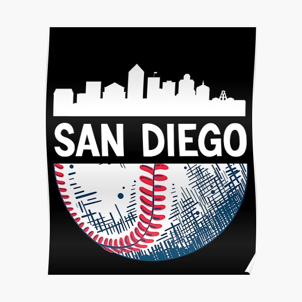 MLB San Diego Padres Posters, Baseball Wall Art Prints & Sports Room Decor
