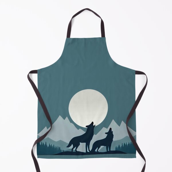 Item preview, Two howling wolves in the mountains designed and sold by Fantes.