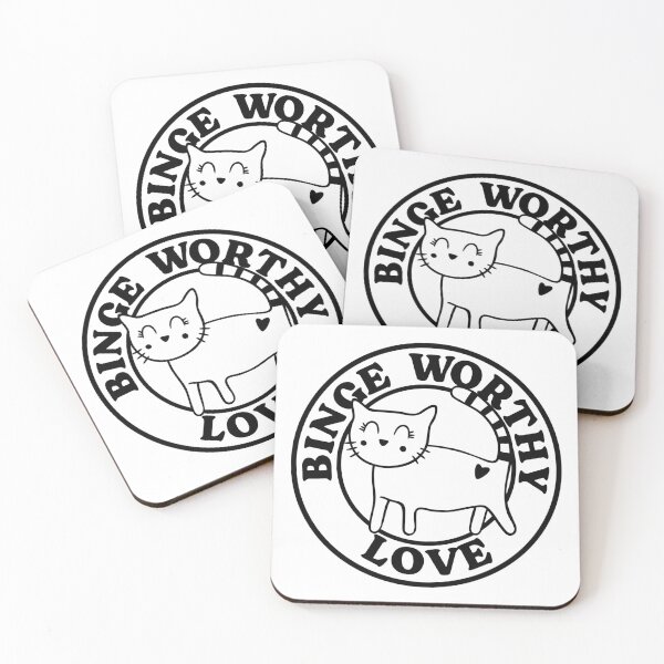 Item preview, Binge Worthy, Cat Love designed and sold by kcaandwu.