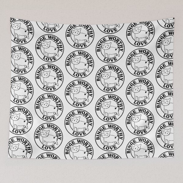 Item preview, Binge Worthy, Cat Love designed and sold by kcaandwu.