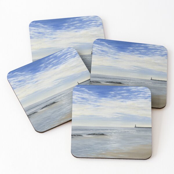 Item preview, Low Tide Roker Beach designed and sold by GillGillIllustr.