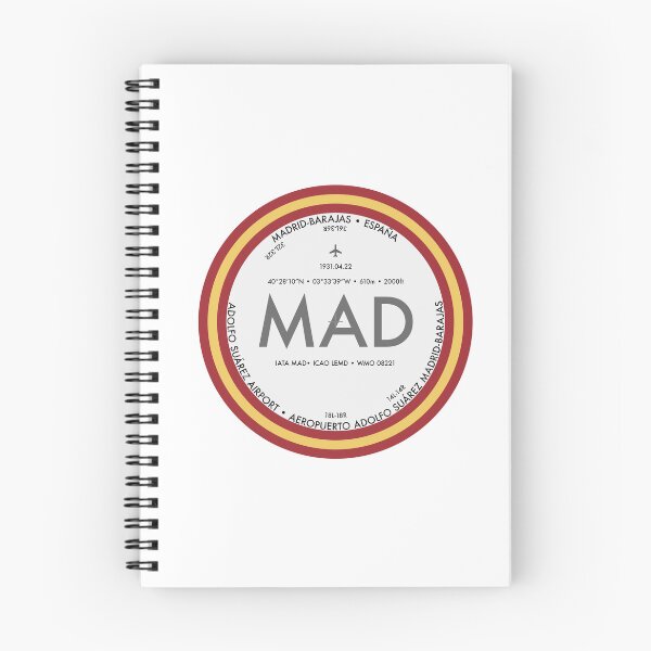 Item preview, Madrid-Barajas (MAD) Airport Emblem designed and sold by we-rove.