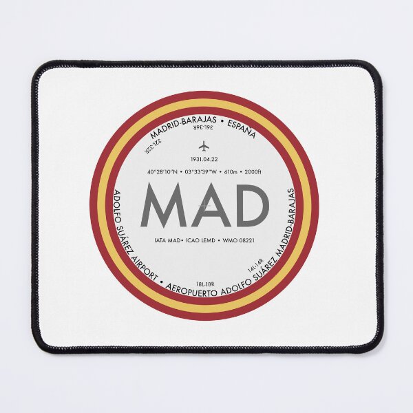 Item preview, Madrid-Barajas (MAD) Airport Emblem designed and sold by we-rove.