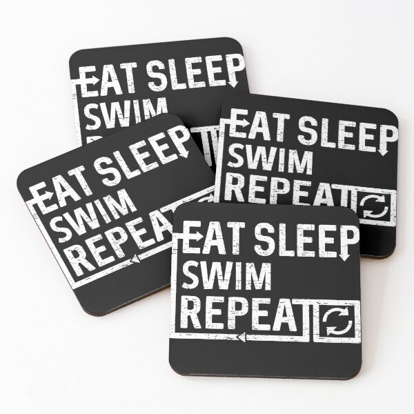 Item preview, Eat Sleep Swim designed and sold by flippinsg.