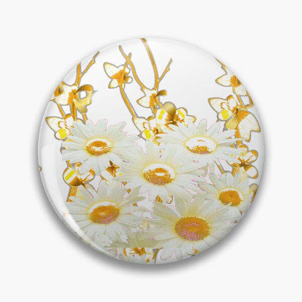 Item preview, WHITE FLORAL SPRING GARDEN ABSTRACT ART designed and sold by sharlesart.