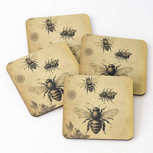 Item preview, Vintage Bees designed and sold by Kathleen Douglas.