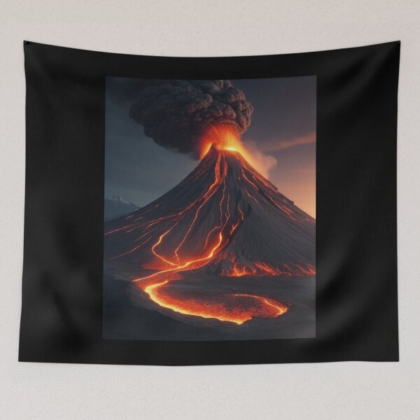 Item preview, volcano eruption designed and sold by Majkel & Majkel.