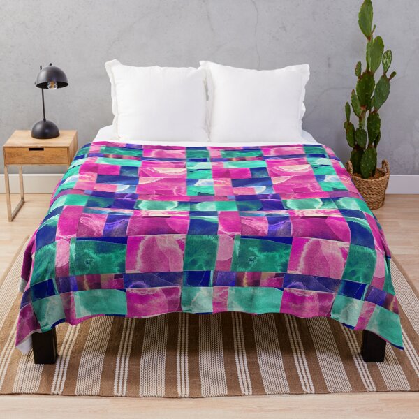 Item preview, Tartan watercolor pink designed and sold by Alessandro Remo Mazzoni Remotextiles.