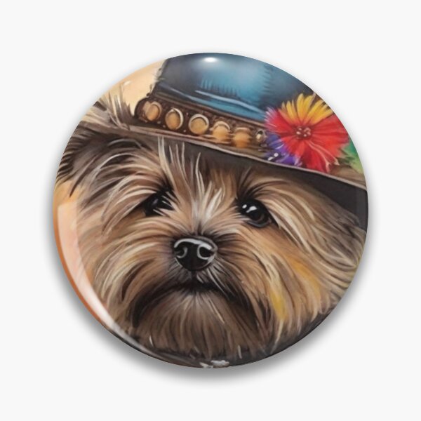 Item preview, Cairn Terrier In A Posh Hat designed and sold by Wolfheartart.