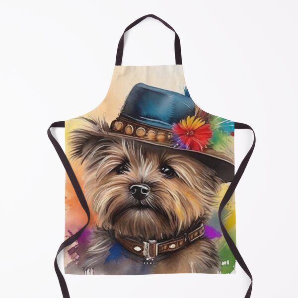Item preview, Cairn Terrier In A Posh Hat designed and sold by Wolfheartart.