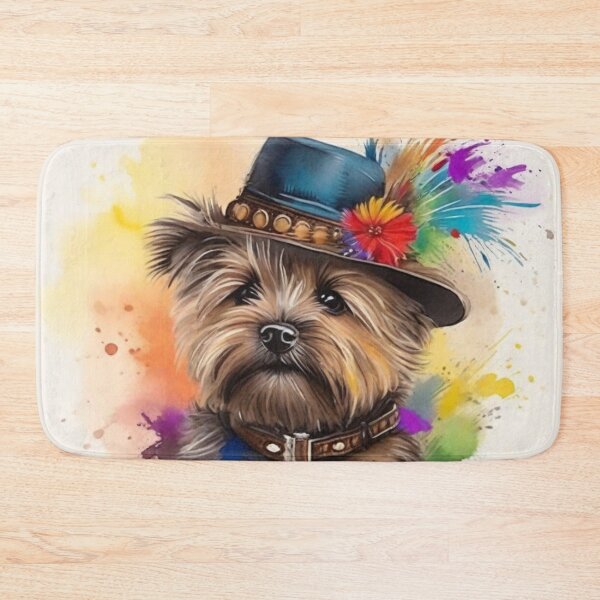 Item preview, Cairn Terrier In A Posh Hat designed and sold by Wolfheartart.