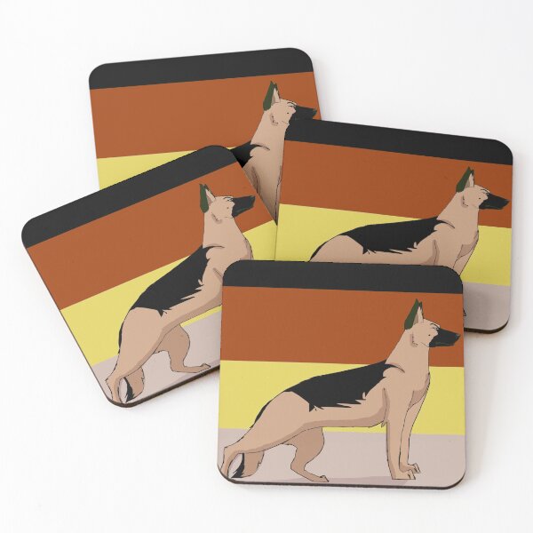 Item preview, German Shepherd Flag Dog designed and sold by Kendall Falk.