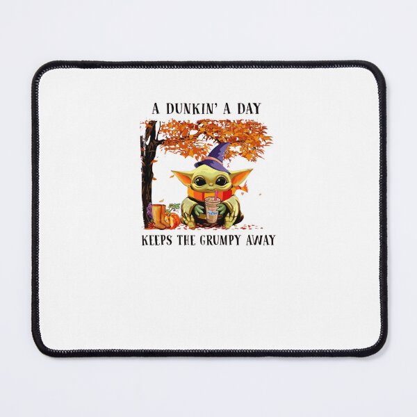 Item preview, Babyyoda Hug Dunkin Donut Coffee A Dunkin A Day Keep The Grumpy Away designed and sold by StaytonCoons.