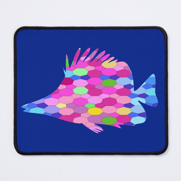 Item preview, Fishy Fish (Pink/Green/Yellow/Blue) designed and sold by HaNoFri.
