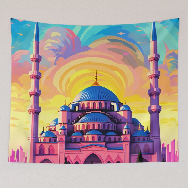 Item preview, A Pop Art Travel Print of Istanbul - Turkey designed and sold by StudioRedKoala.