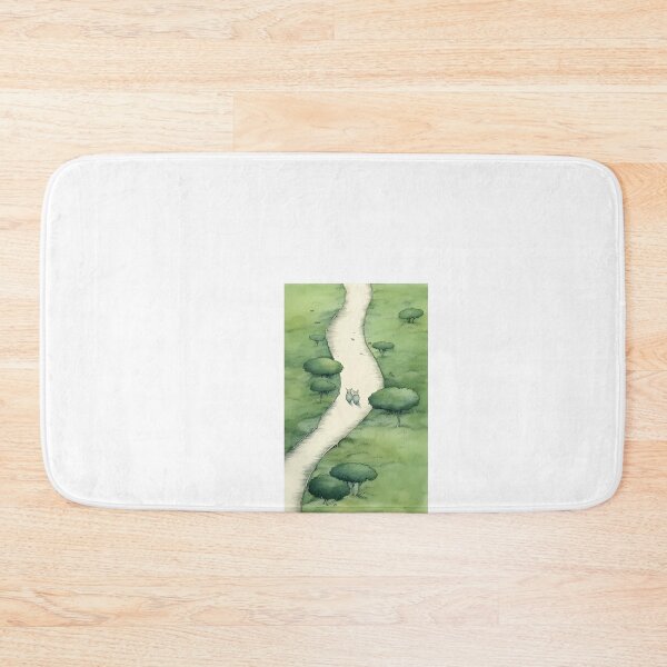Item preview, a drawing of a river running through a lush green field designed and sold by Dark Fantasy Store.
