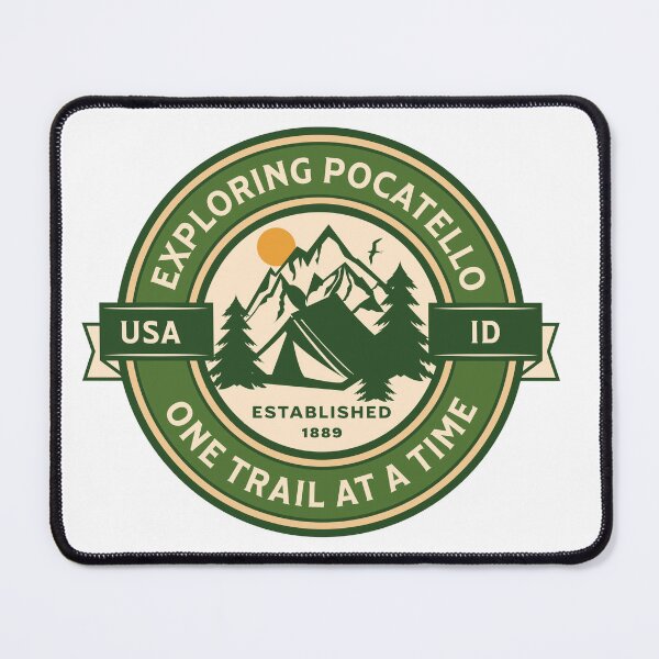 Item preview, Exploring Pocatello One Trail at a Time designed and sold by ClaytownTees.