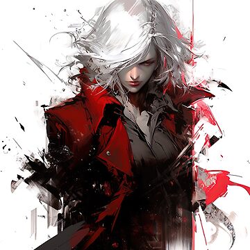 Dante - Devil May Cry - Fury Sticker for Sale by Splatter-arts