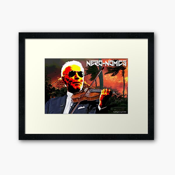 Nero-nomics Framed Art Print
