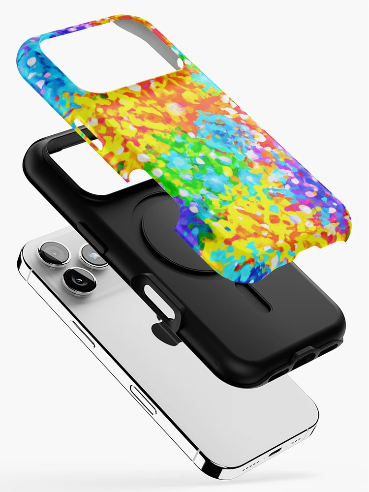 Thumbnail 2 of 4, iPhone Case, Colorful Abstract Pattern Design designed and sold by Health And Fitness Posts e-Store.