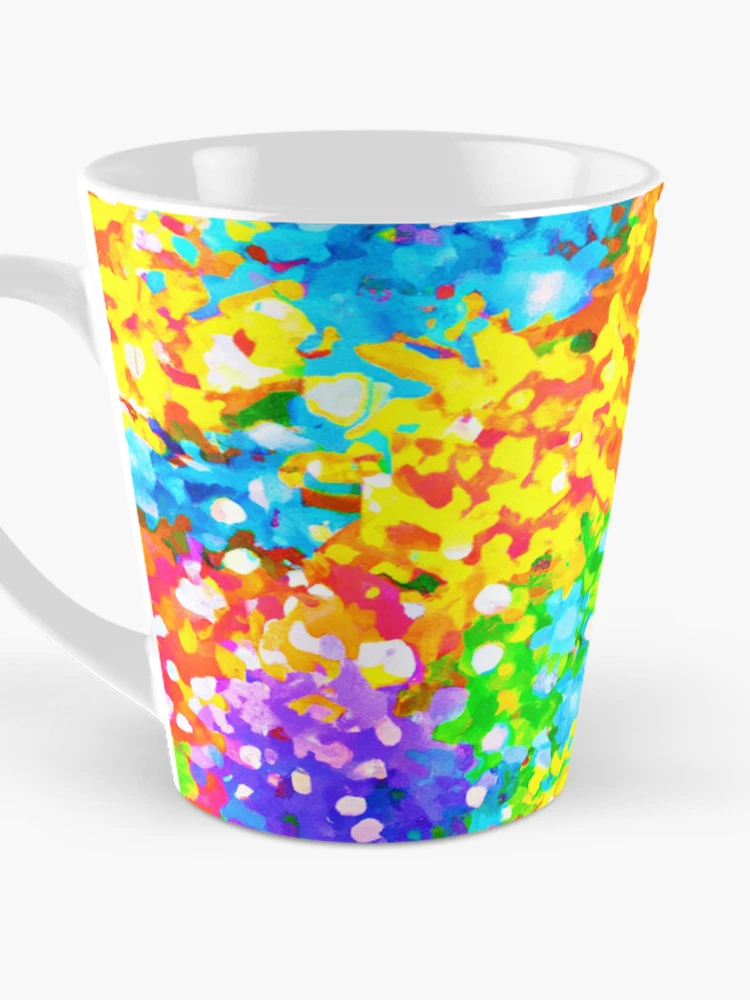 Thumbnail 3 of 4, Coffee Mug, Colorful Abstract Pattern Design designed and sold by Health And Fitness Posts e-Store.