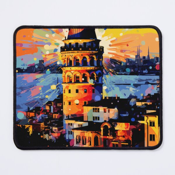 Item preview, A Pop Art Travel Print of Istanbul - Turkey designed and sold by StudioRedKoala.