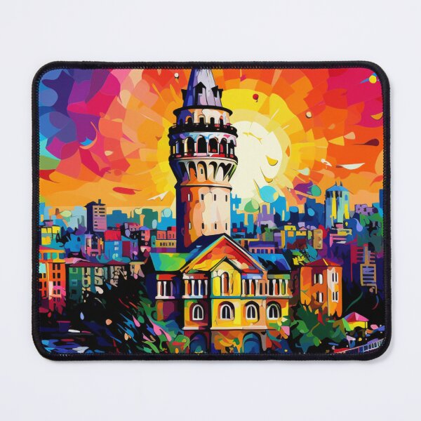 Item preview, A Pop Art Travel Print of Istanbul - Turkey designed and sold by StudioRedKoala.