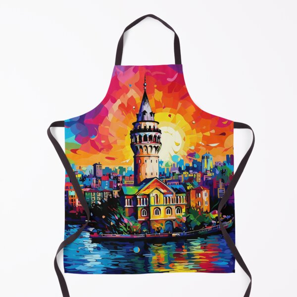 Item preview, A Pop Art Travel Print of Istanbul - Turkey designed and sold by StudioRedKoala.