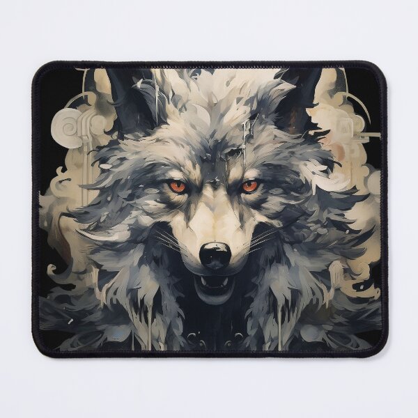 Item preview, Wolf  in the style of rococo whimsy.  designed and sold by NUGRAFIKA.