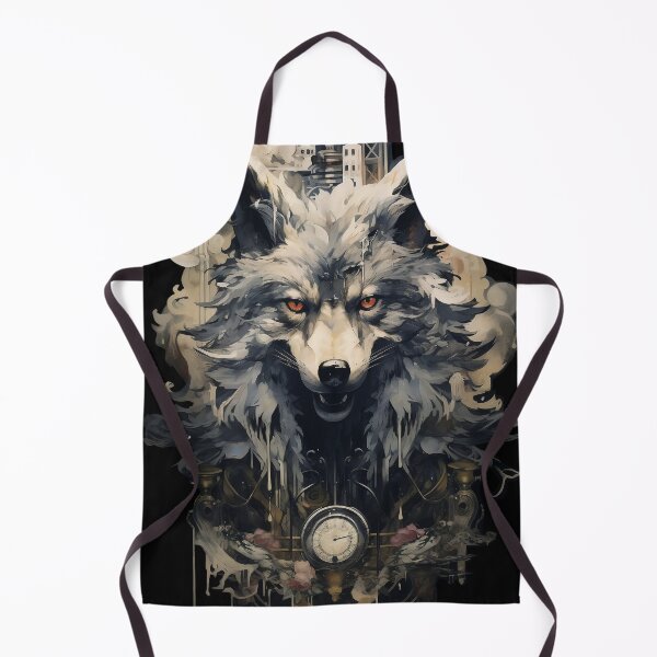 Item preview, Wolf  in the style of rococo whimsy.  designed and sold by NUGRAFIKA.