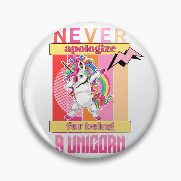 Item preview, Never Apologize For Being A Unicorn designed and sold by LuminaThreadz.