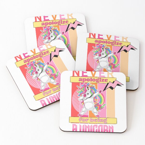 Item preview, Never Apologize For Being A Unicorn designed and sold by LuminaThreadz.