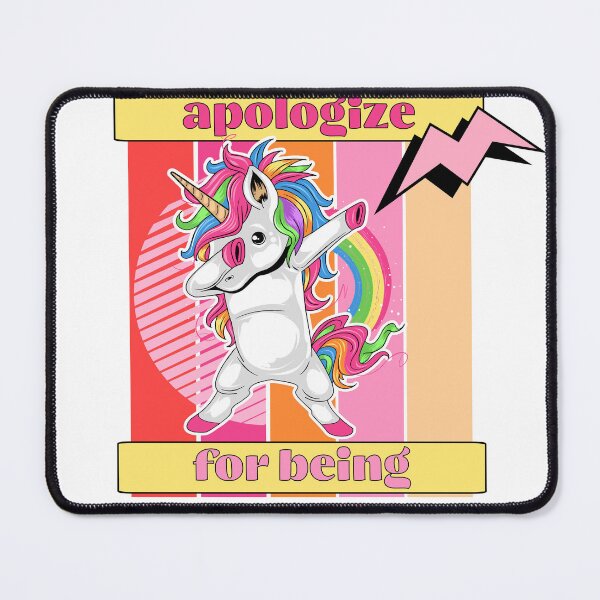 Item preview, Never Apologize For Being A Unicorn designed and sold by LuminaThreadz.