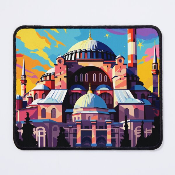 Item preview, A Pop Art Travel Print of Istanbul - Turkey designed and sold by StudioRedKoala.