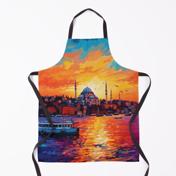 Item preview, A Pop Art Travel Print of Istanbul - Turkey designed and sold by StudioRedKoala.