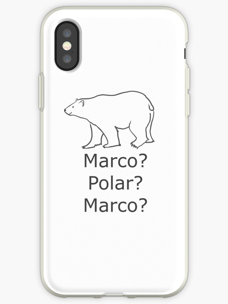 "Marco Polar Bear White Sea Bear Marco Polo" iPhone Cases & Covers by podartist Redbubble