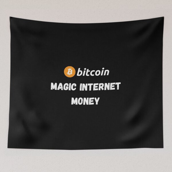 Item preview, Bitcoin - Magic Internet Money Design designed and sold by RektRepublic.