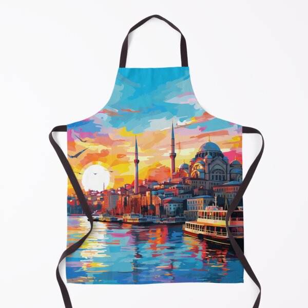 Item preview, A Pop Art Travel Print of Istanbul - Turkey designed and sold by StudioRedKoala.