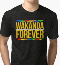 #WakandaForever - Wakanda Forever Shirt - Wakanda T Shirt - Wakanda Forever Tee Tri-blend T-Shirt