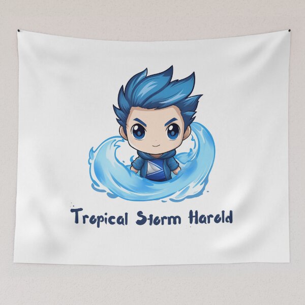 Item preview, Tropical Storm Harold Chibi designed and sold by NerdsBelongHere.