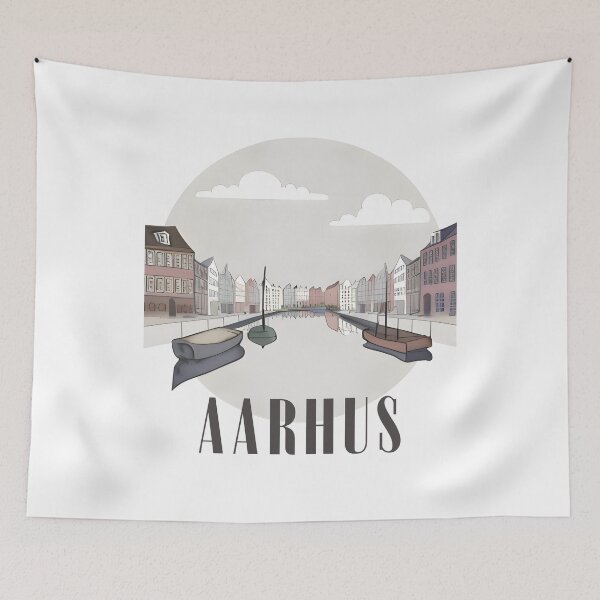 Item preview, Aarhus City Denmark designed and sold by AmeliArtwork.