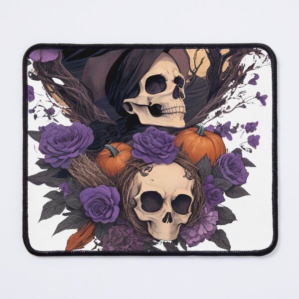 Item preview, Halloween night skulls designed and sold by DRAGONFIASCO.